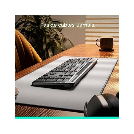 Clavier sans fil + Signature Slim Solar K980